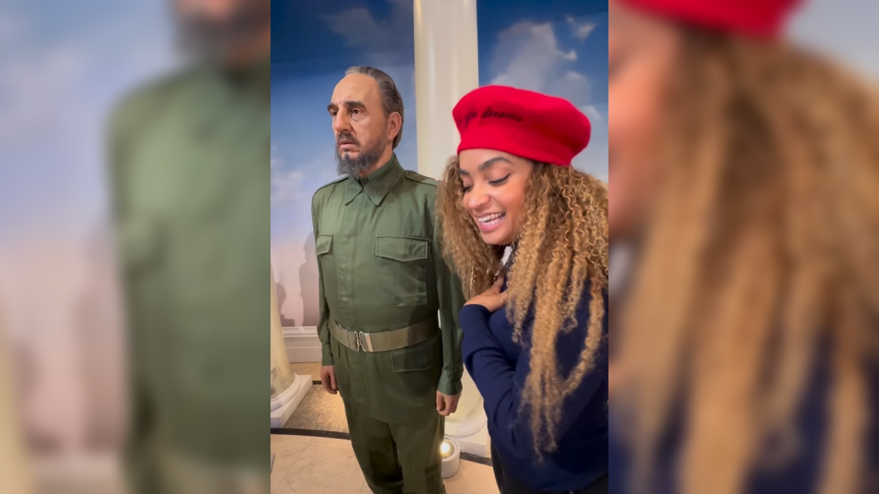 Seidy La Niña desata polémica con figura en cera de Fidel Castro