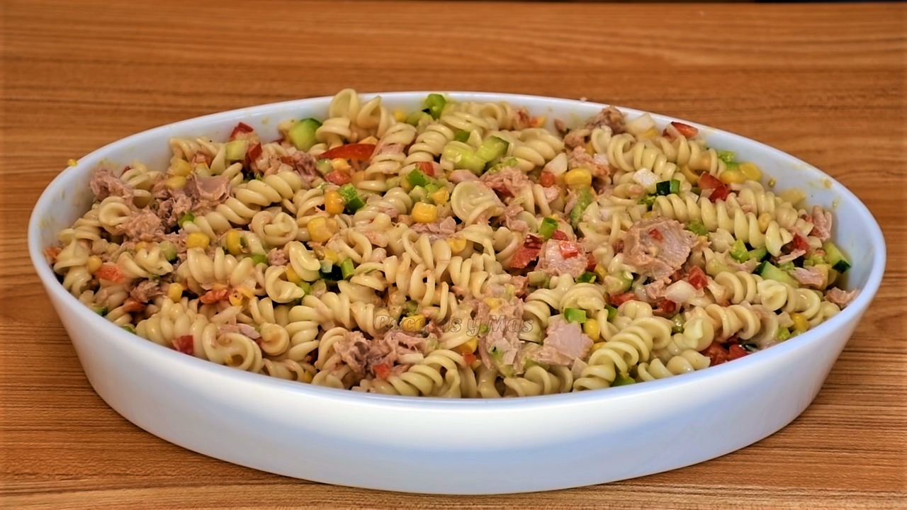 RECETA: Ensalada fría de pasta y atún