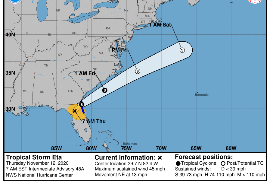 Most of Florida remains in a state of emergency due to Eta Archyde