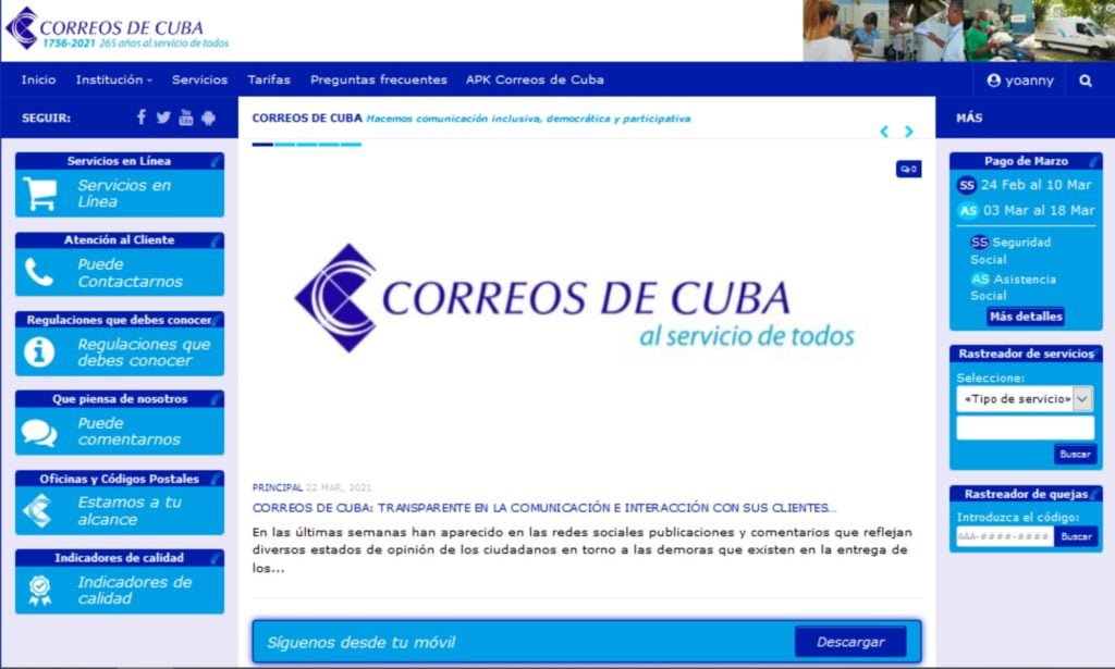 Demoras distribución paquetes internacionales Correos de Cuba