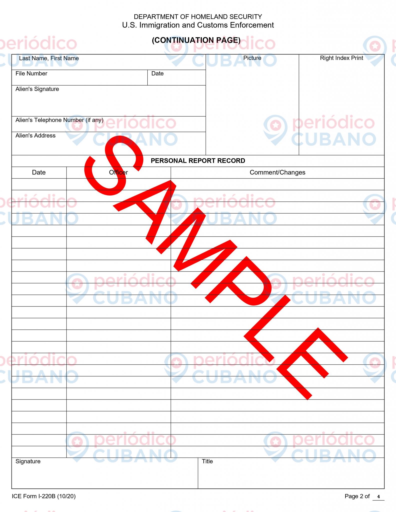 ¿qué Es El Formulario I 220b ¿por Qué Se Lo Otorgan A Los Cubanos Que