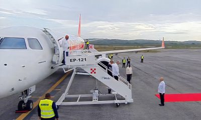 Díaz-Canel y Lis Cuesta regresan a México a bordo de un avión de Conviasa (1)