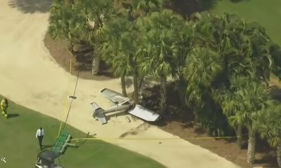 Avioneta de construcción casera se estrella en un campo de golf al sur de Florida (2)