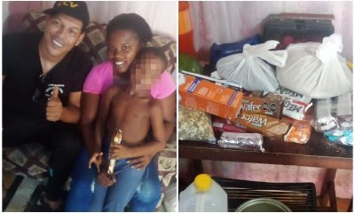 Limay Blanco extiende mano solidaria_ dona alimentos a madre cubana con refrigerador vacío