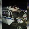Ambulancia queda destrozada tras fuerte accidente en La Habana