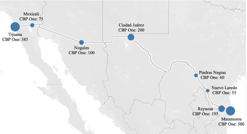 Estos Son Los Puertos De Entrada Que Más Citas De Cbp One Dieron En