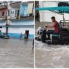 Fuertes lluvias, inundaciones, derrumbes y hasta incendio azotaron a La Habana