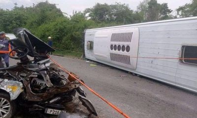 Un muerto y 26 heridos en accidente entre ómnibus de Transgaviota y auto ligero