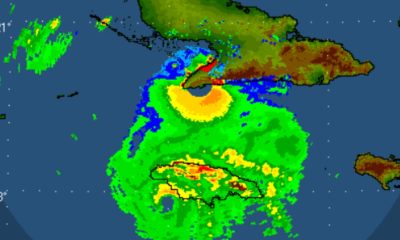 Radares cubanos ven el ojo del huracán Beryl en el sur de Jamaica