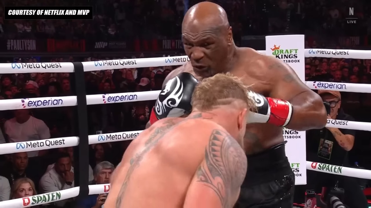 Jake Paul derrota a Mike Tyson, que lució un tatuaje del Che Guevara