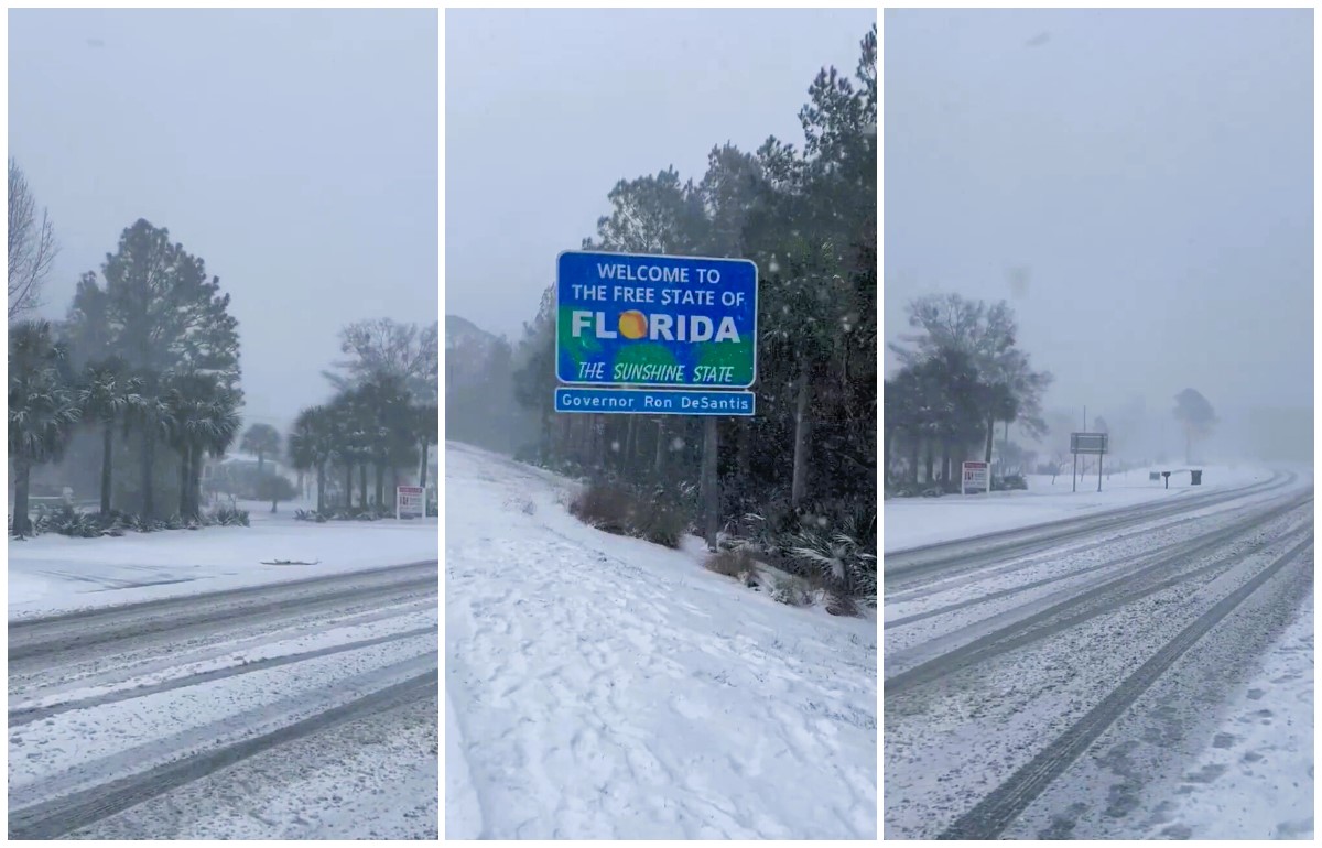 Nieve en Florida ¡El Estado del Sol se congela!